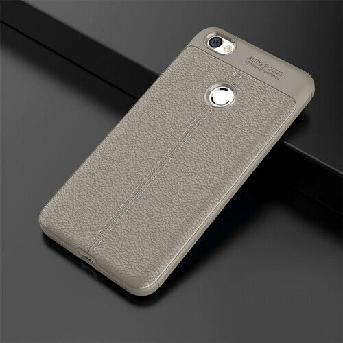 Protectores para celular  para Xiaomi  Redmi Note 5a Prime Funda de tpu s�mil cuero Gris